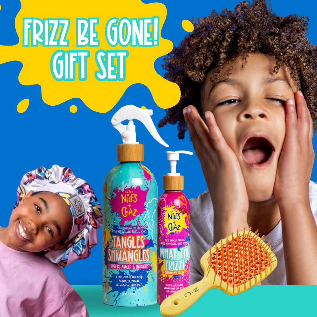 Curly Hair Gift Sets for Kids – Niles & Chaz Pizzazz!