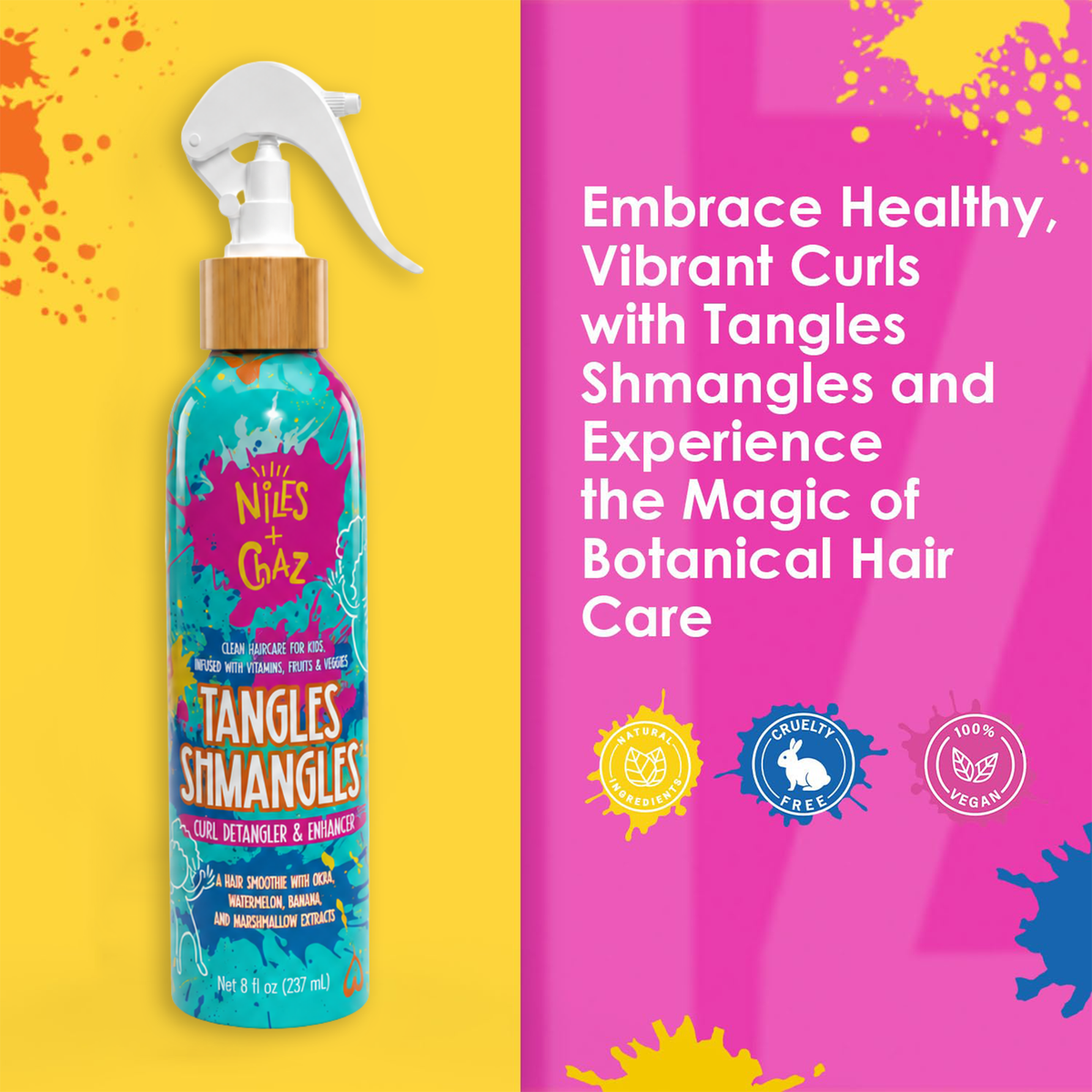 TANGLES SHMANGLES® • Detangler & Curl Enhancer