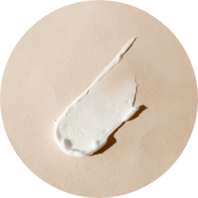 smear of hair care product
