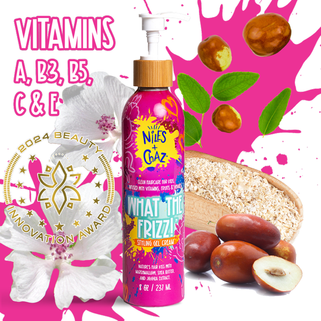 Styling Cream for Curls - Anti-Frizz Gel for Kids • WHAT THE FRIZZ
