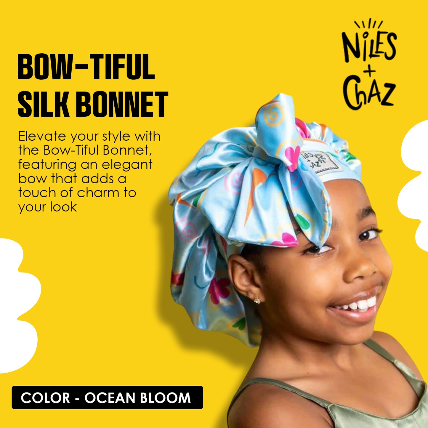 BOW-TIFUL Silk Bonnet