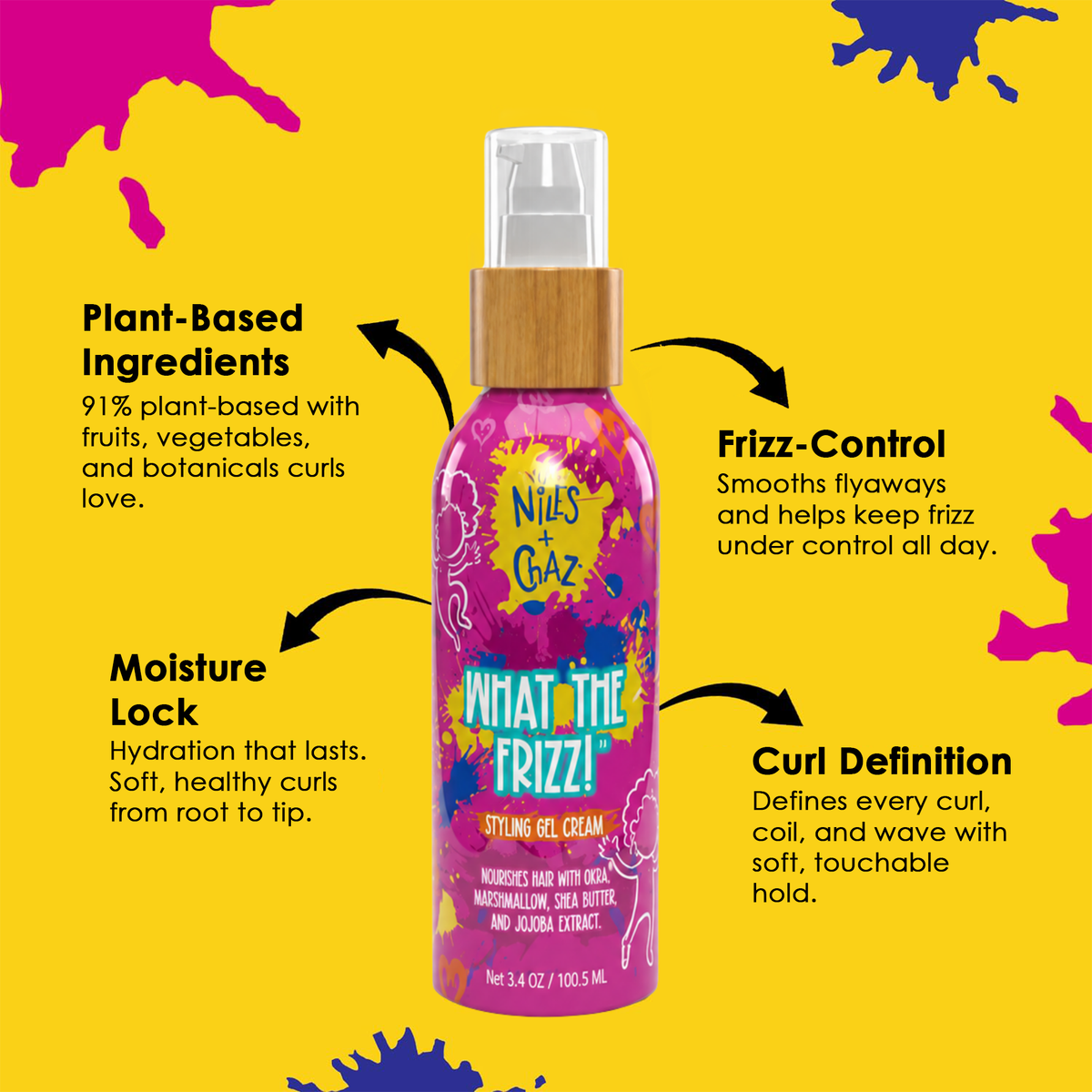 WHAT THE FRIZZ!® • Styling Gel Cream
