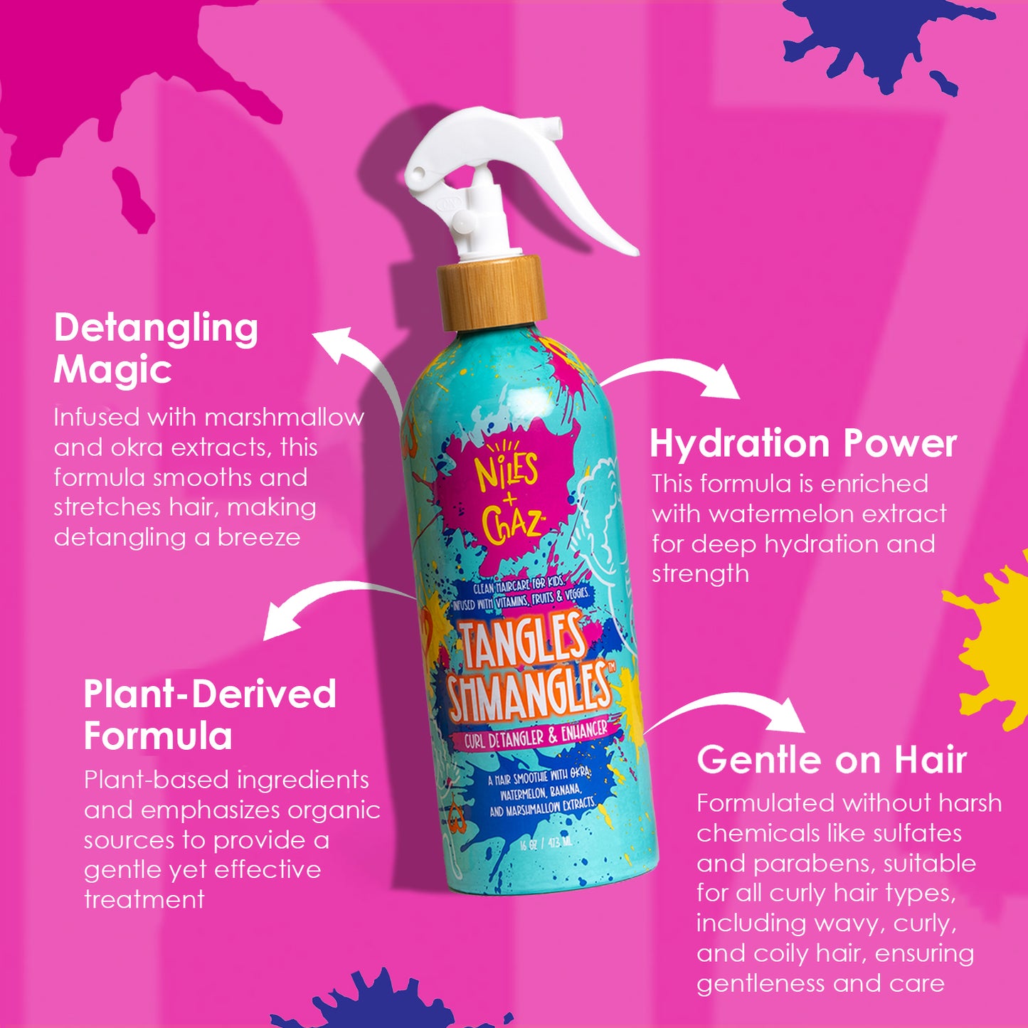 TANGLES SHMANGLES • Detangler & Curl Enhancer