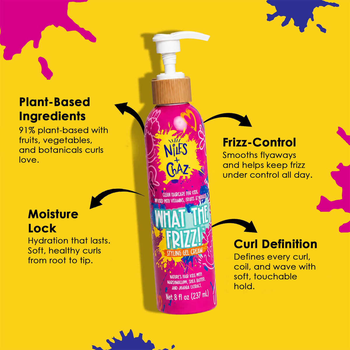 WHAT THE FRIZZ!® • Styling Gel Cream