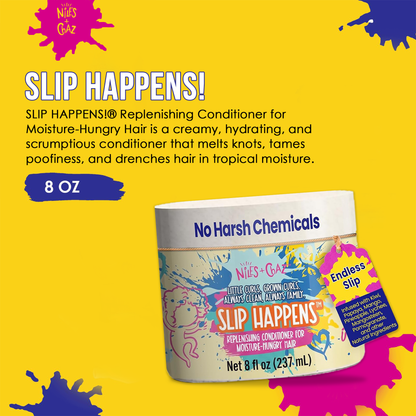 SLIP HAPPENS!® • Replenishing Conditioner for Moisture-Hungry Hair