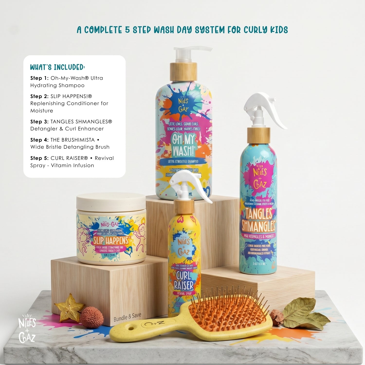 Curl Boss 5-Step Wash Day System: Limited Edition